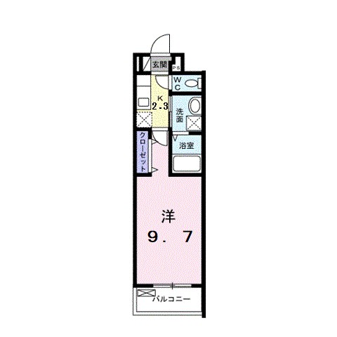 メゾン　セレーナ 205号室 間取り