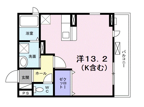 ダイナ　モア 201号室 間取り