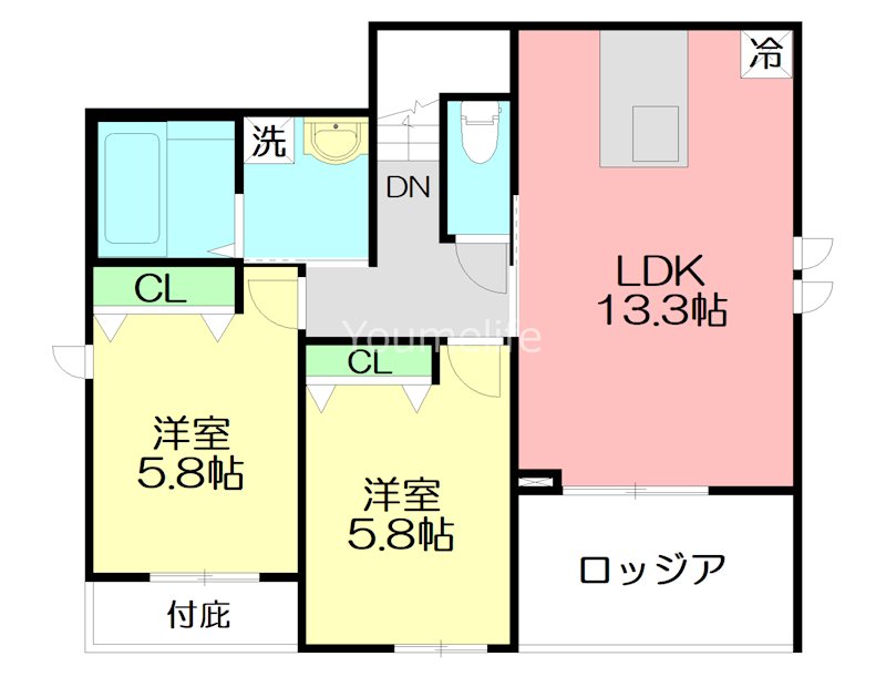 My　ｍaison松浪 202号室 間取り