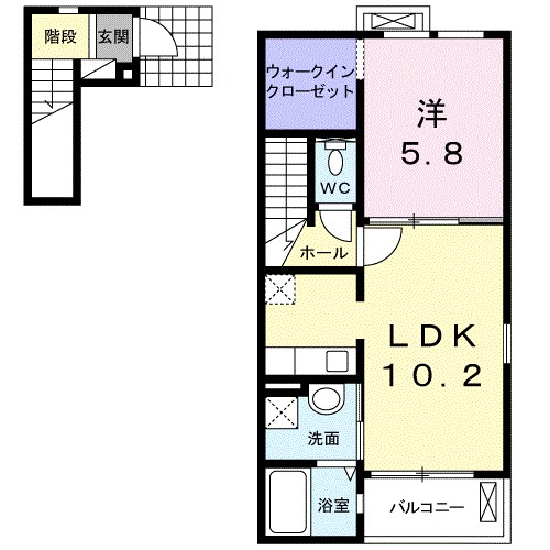 ブリーズ　メゾン 201号室 間取り