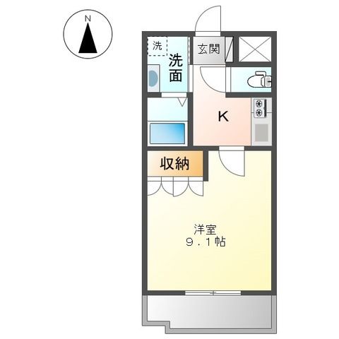 ＣＡＳＡ東雲 101号室 間取り