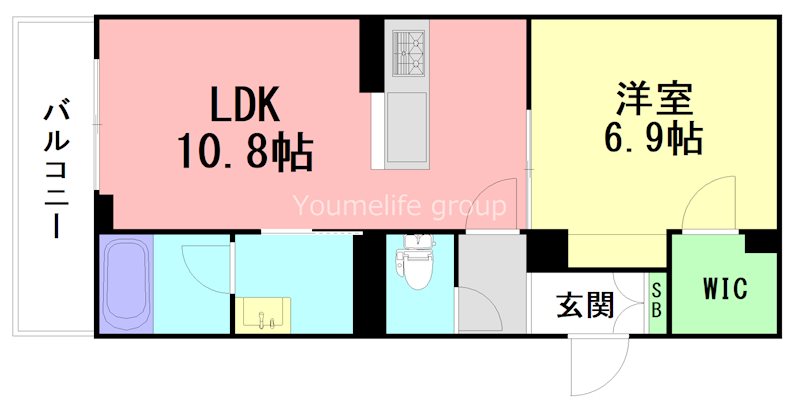 ウェルビィ10番館 202号室 間取り