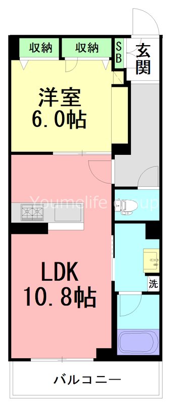 ウェルビィ10番館 205号室 間取り