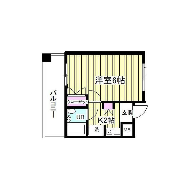 ブリーゼ茅ヶ崎 4F号室 間取り