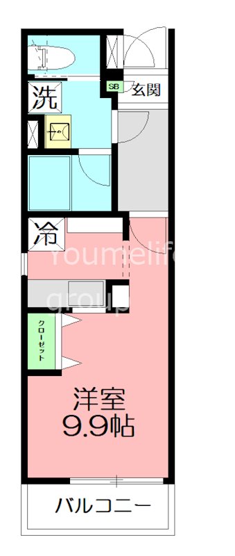 AZUL　Grand 403号室 間取り