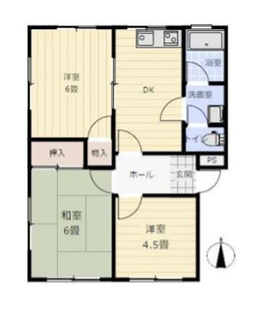 スカイヴィレッジ戸塚 203号室 間取り