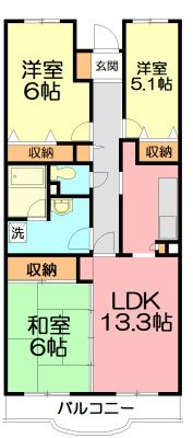 ヴェルドミール壱番館 104号室 間取り
