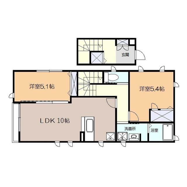 Ｒａｆｆｉｎｅ湘南Ａ 201号室 間取り