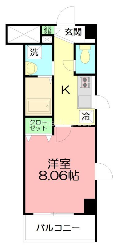 NOWA　BLD.V 306号室 間取り