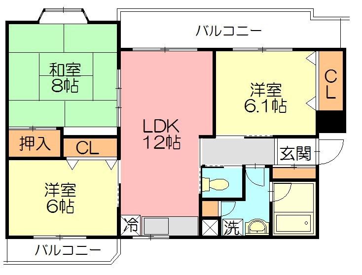 アネックス湘南 102号室 間取り