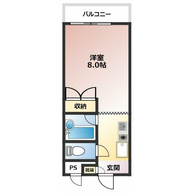 伊勢原コーポフロンティア 間取り