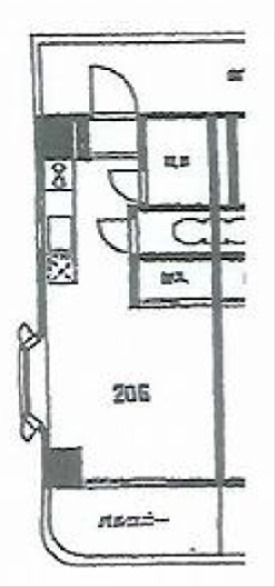渋江ビル 206号室 間取り