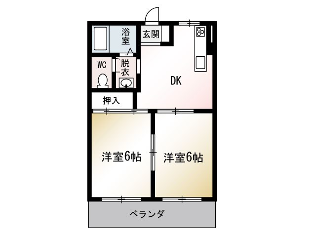 高橋第二ビル 302号室 間取り
