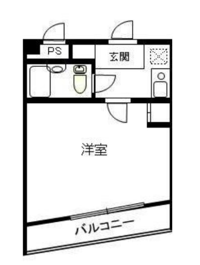 ビューハイツ湘南 605号室 間取り