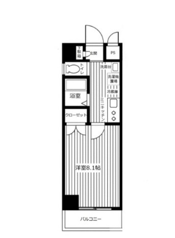 ＮＯＷＡ　ＢＵＩＬＤ．Ⅲ 402号室 間取り