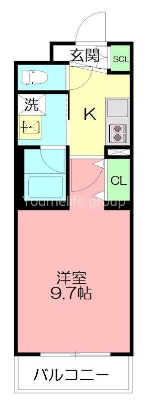 メゾンリヴェール 207号室 間取り