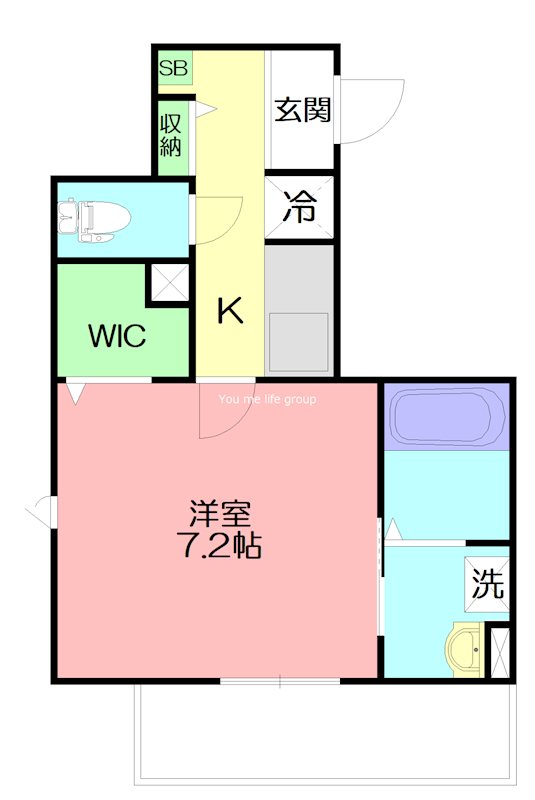 横浜元町ガーデン光國 207号室 間取り
