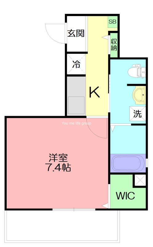 横浜元町ガーデン光國 301号室 間取り