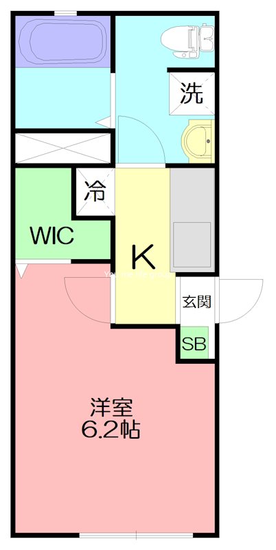 横浜元町ガーデン光國 105号室 間取り