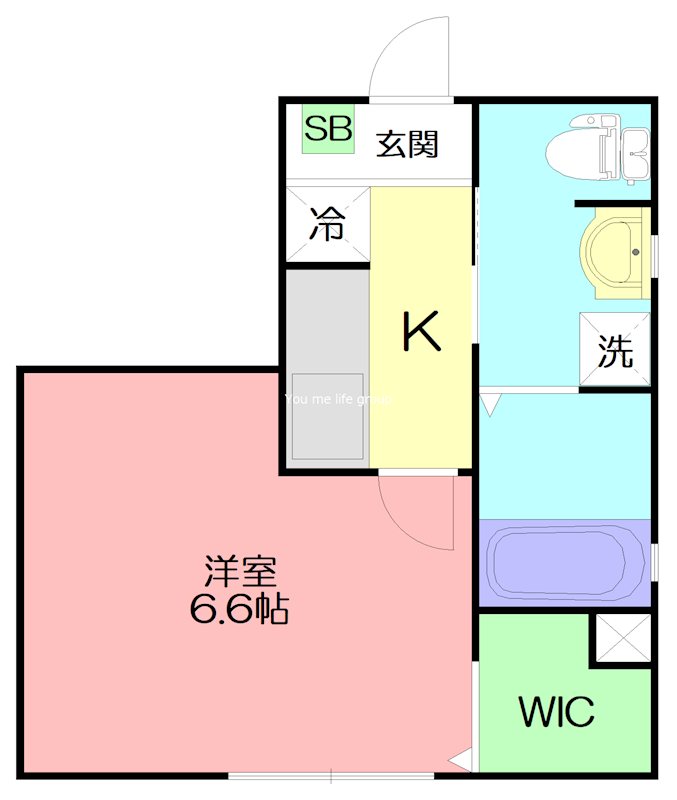 横浜元町ガーデン光國 101号室 間取り