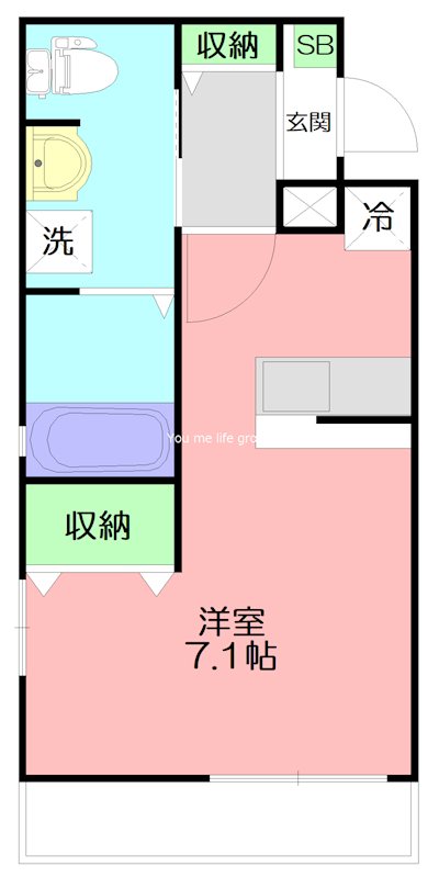 横浜元町ガーデン光國 302号室 間取り