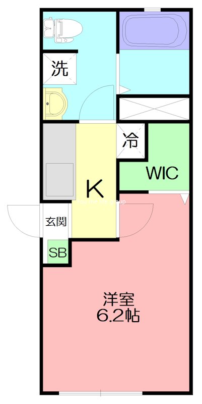 横浜元町ガーデン光國 103号室 間取り