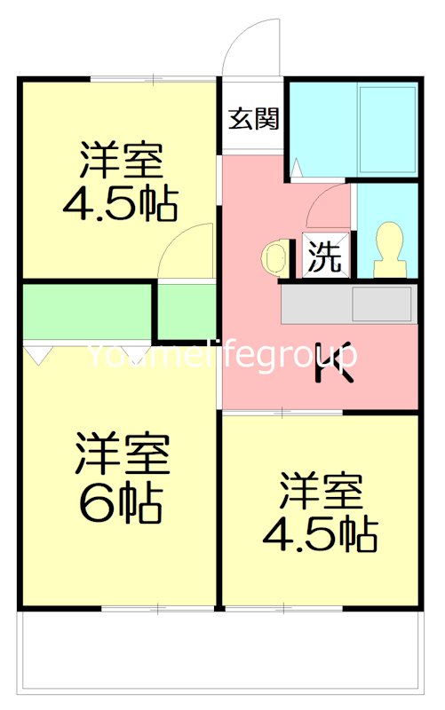 ティアラ湘南海岸 203号室 間取り