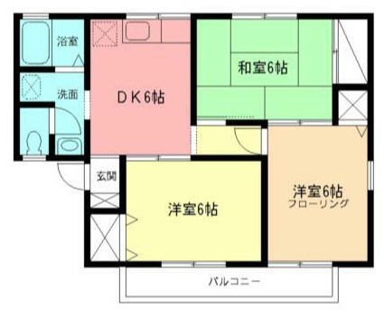 ラークパレスⅡ 202号室 間取り