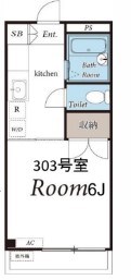 第二日信ビル  203号室 間取り