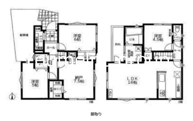 厚木市下依知3丁目戸建て 間取り