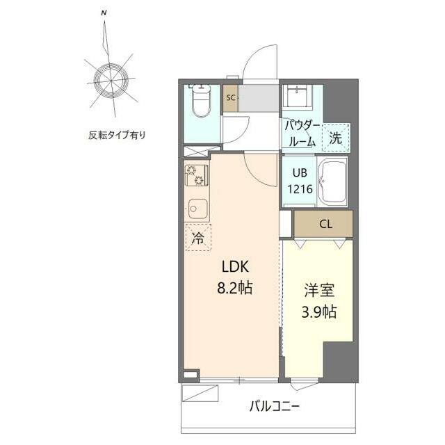 マイシティ厚木中町 501号室 間取り