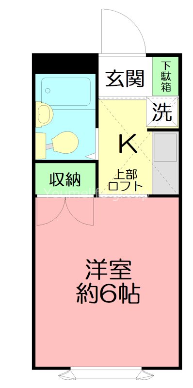 ジュネパレス厚木第5 111号室 間取り