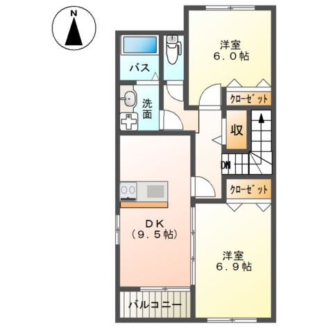 サン　フォレスタ　Ｂ 間取り