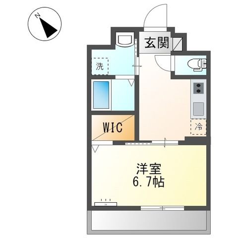 メゾンフォレスト 403号室 間取り