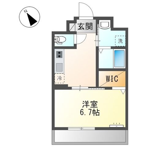 メゾンフォレスト 502号室 間取り