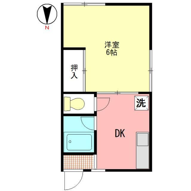 ハイツＭＩ 202号室 間取り