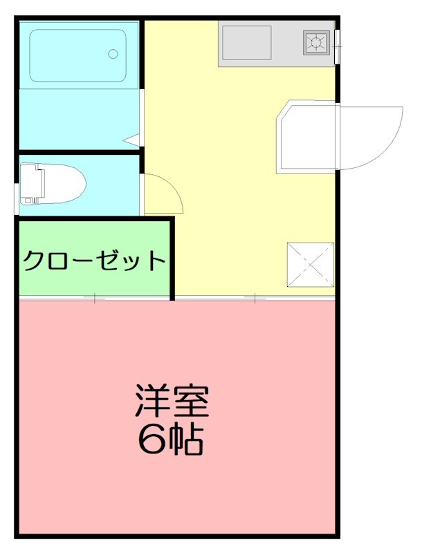 シャインハイツ 203号室 間取り