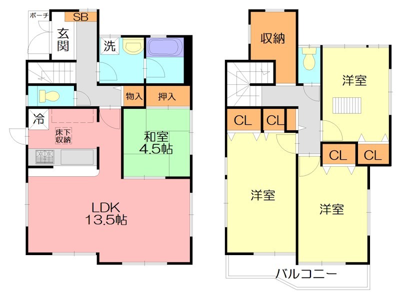 田村戸建 間取り