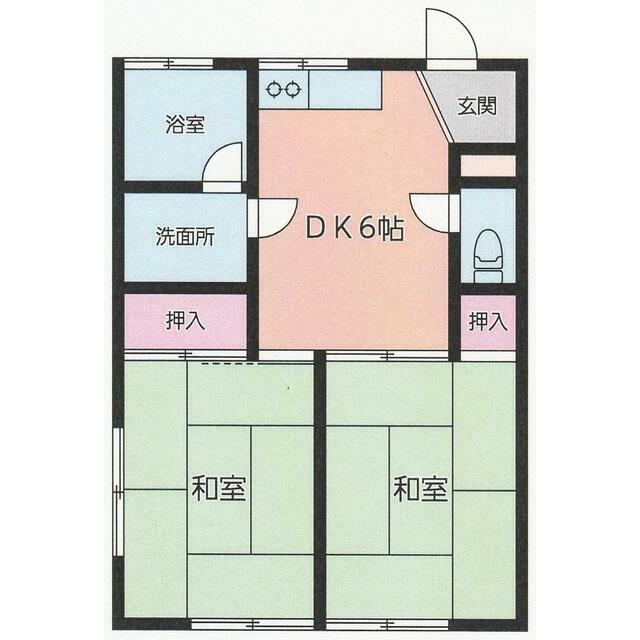 Ｋハイツ 101号室 間取り