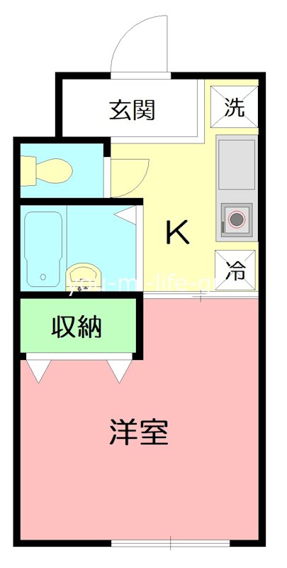 プリムラ 104号室 間取り