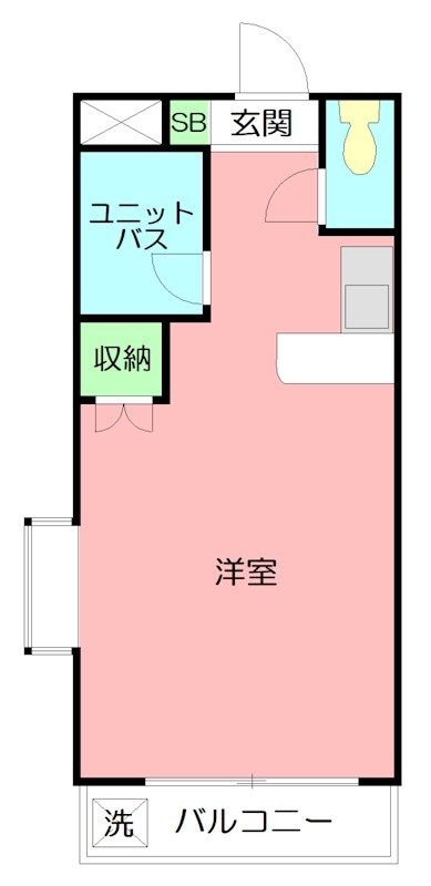 エクセレント海老名B 106号室 間取り