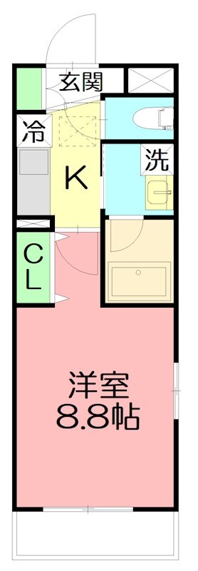 グレイスフラット 301号室 間取り