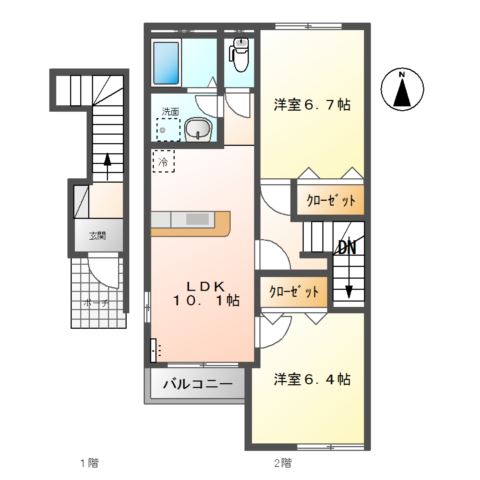 ヴァンベールＫ 間取り