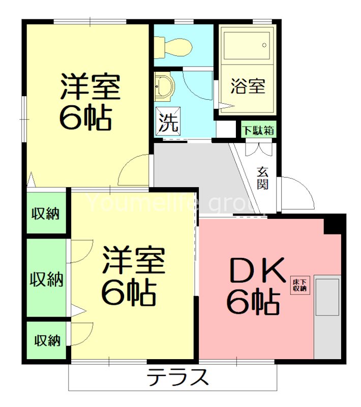 ジュピテ鎌倉 202号室 間取り