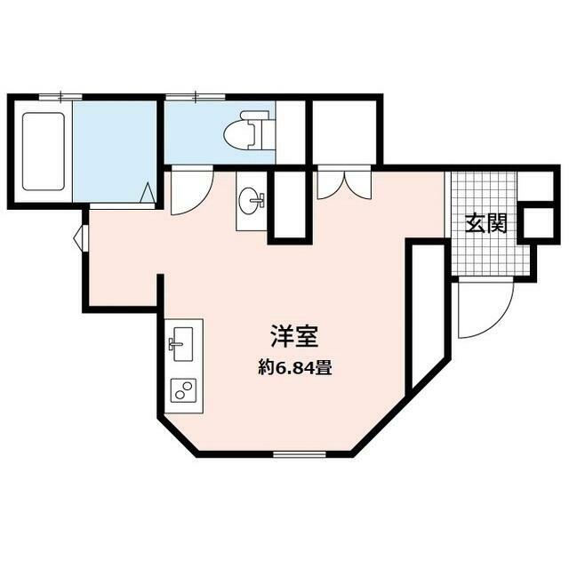 アウラ本郷台 101号室 間取り