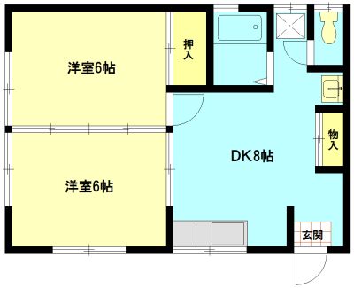 サンセレクト 101号室 間取り
