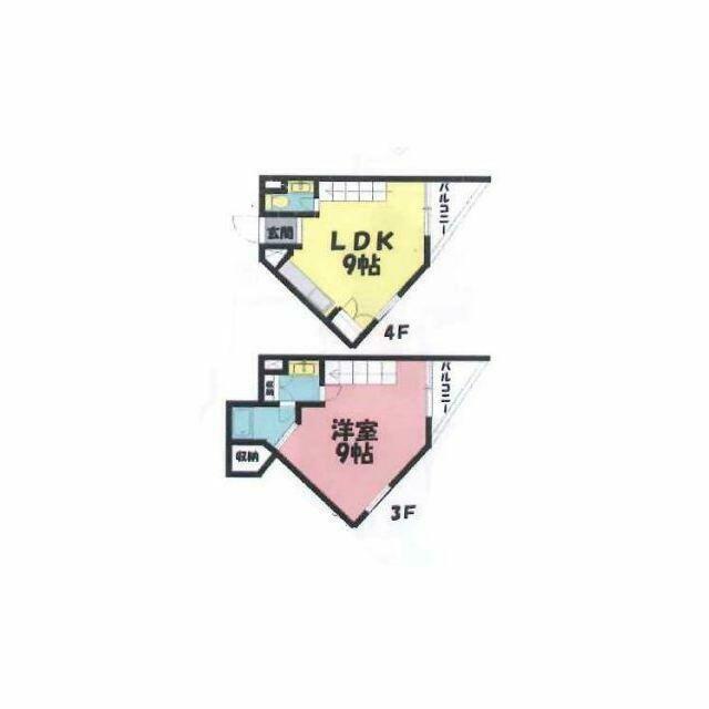 Ｐａｌｍ　Ｌｏｕｎｇｅ 410号室 間取り