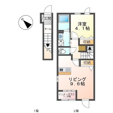 マリーノ辻堂 202号室 間取り