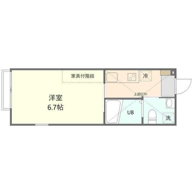 ブロッサムハウス 201号室 間取り