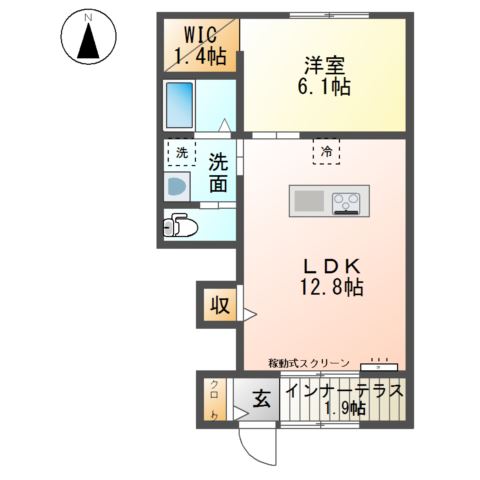 ブリスガーデンⅠ 間取り